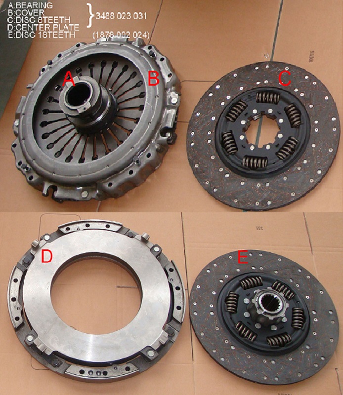clutch and disc assy