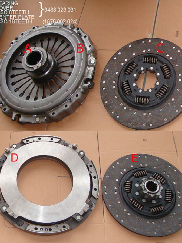 clutch and disc assy